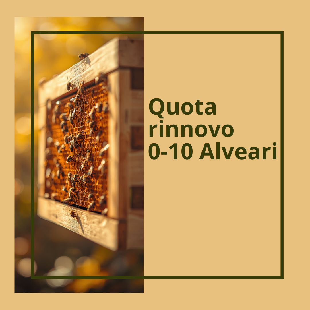 Quota rinnovo da 0 a 10 Alveari