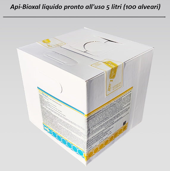 Api-Bioxal liquido pronto all'uso 5 litri (100 alveari)