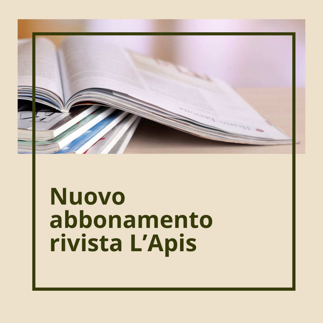 Nuovo abbonamento rivista L’Apis €25