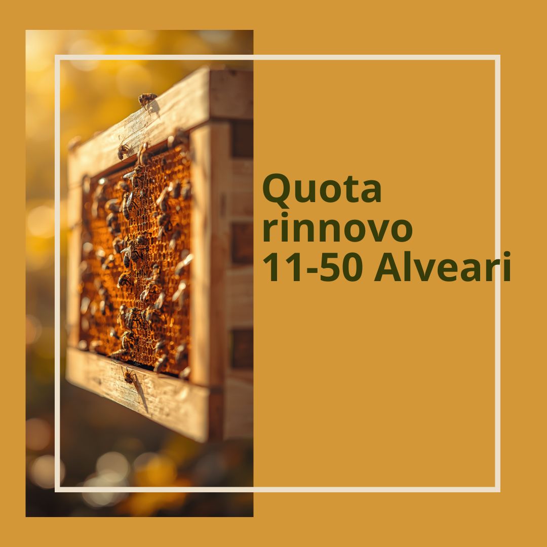 Quota rinnovo da 11 a 50 Alveari €90